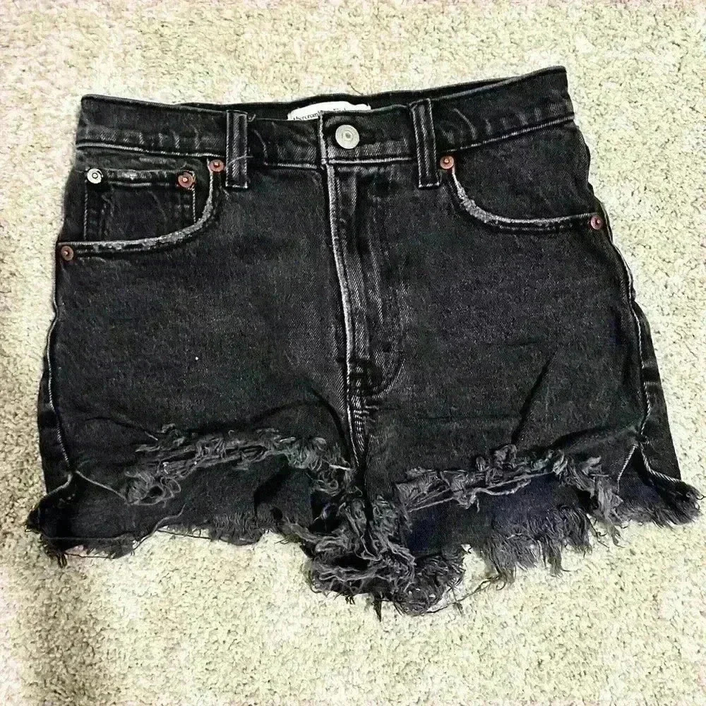 A&F denim cutoff shorts